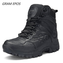 Load image into Gallery viewer, Unisex High Top Desert Tactical Military Boots Mens Work Safty Shoes Army Combat Boots Militares Tacticos Zapatos Autumn Botas