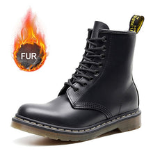 Load image into Gallery viewer, 2019 New Men Boots For Martin Boots Male Shoes Adult Dr Motocycle Boots Warm Ankle Boots Winter Shoes Men Shoes Plus Size 47 48