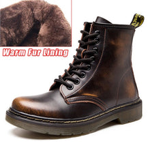 Load image into Gallery viewer, 2019 New Men Boots For Martin Boots Male Shoes Adult Dr Motocycle Boots Warm Ankle Boots Winter Shoes Men Shoes Plus Size 47 48