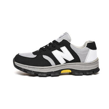 Load image into Gallery viewer, Cow Leather Safety Shoes Steel Toe Mens Breathable Work Shoes Construction Protective Footwear Large Size 36-46 MB217