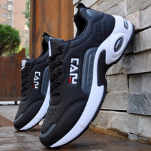 Load image into Gallery viewer, 2019 New Men's Casual Shoes Shock Absorption Cushion Shoes Campus Wind Non-Slip Shoes Leather Stitching Men's Casual Shoes